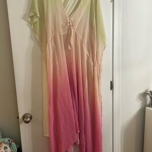 Buddy Love Ombre Maxi Dress - Yellow and Pink